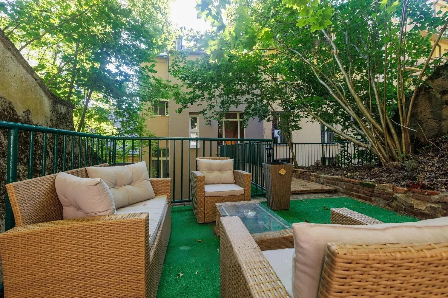 Rezidence Makart Apartment – terrasse dans la cour intérieure